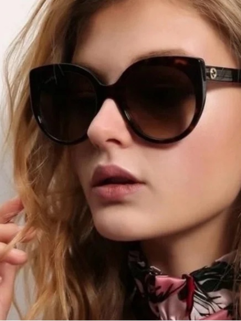 NWT Gucci Tortoise Cat Eye Sunglasses GG0325S Complete Luxury Set